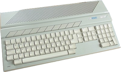 Počítač Atari 260ST.

