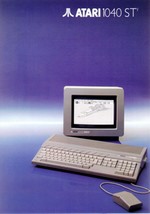 Reklama na počítač Atari STF.